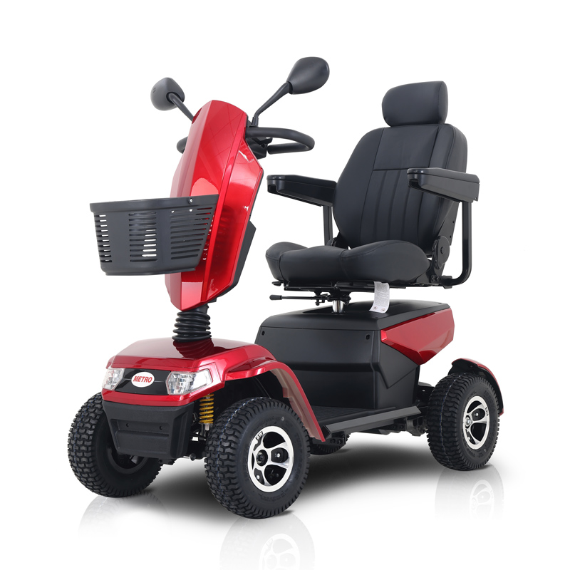 S70 Büyük boyutlu 1000W 4 Tekerlekli Elektrikli Mobilite Scooter Yaşlılar için Seyahat